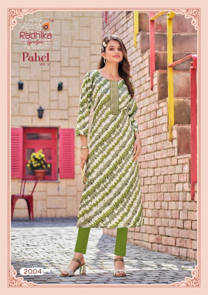 Radhika Pahel Vol 2 Ethnic Wear Wholesale Designer Kurtis Catalog